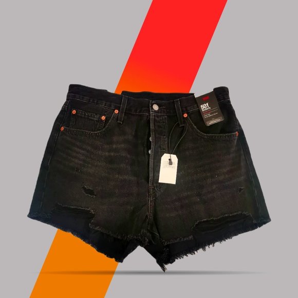 Levi's Pants - 501® HIGH RISE WOMEN'S SHORTS | Color Black | Size 33